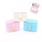 Chill Vibes Jewelry Box – Handmade PU Square for Travel & Daily Style-Bijou Crush