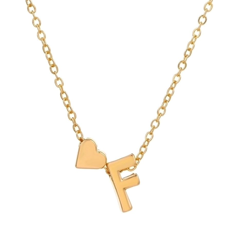Love 26 English Alphabet Simple Alloy Necklace-Bijou Crush