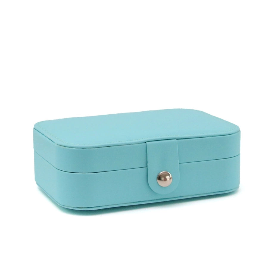 Simple Style Solid Color Pu Leather Jewelry Boxes-Bijou Crush