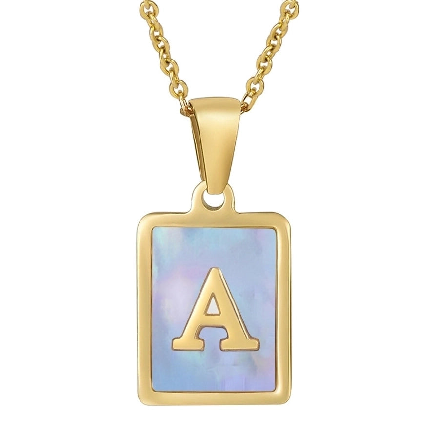 Fashion Letter Titanium Steel Necklace-Bijou Crush