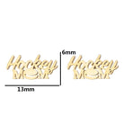 Fashion Letter Skates Ball Stainless Steel Plating Ear Studs-Bijou Crush