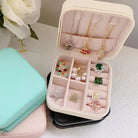 Simple Style Solid Color Leather Jewelry Boxes-Bijou Crush