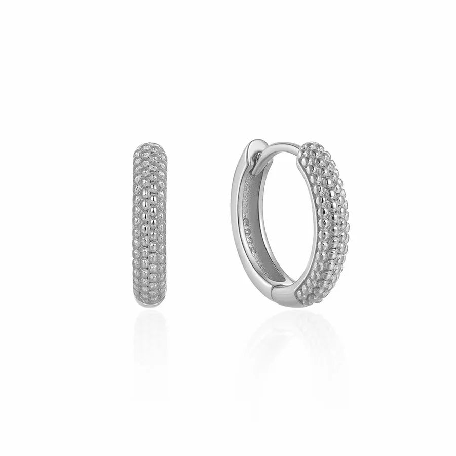 Gold-Plated 925 Sterling Silver Geometric Zircon Earrings-Bijou Crush