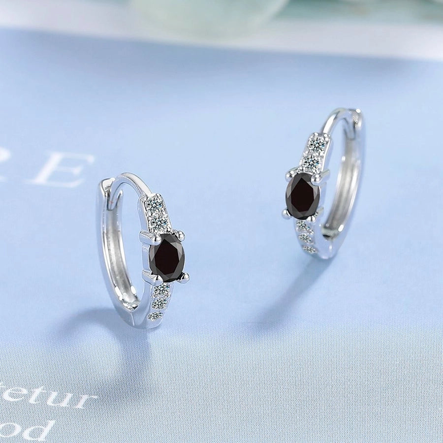 Dainty Rose Gold & White Gold Zircon Stud Earrings – Sweet & Simple Vibes-Bijou Crush