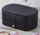 Retro Solid Color Pu Leather Jewelry Boxes-Bijou Crush