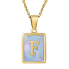 Fashion Letter Titanium Steel Necklace-Bijou Crush