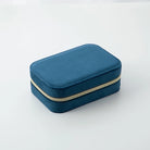Retro Solid Color Flannel Jewelry Box-Bijou Crush
