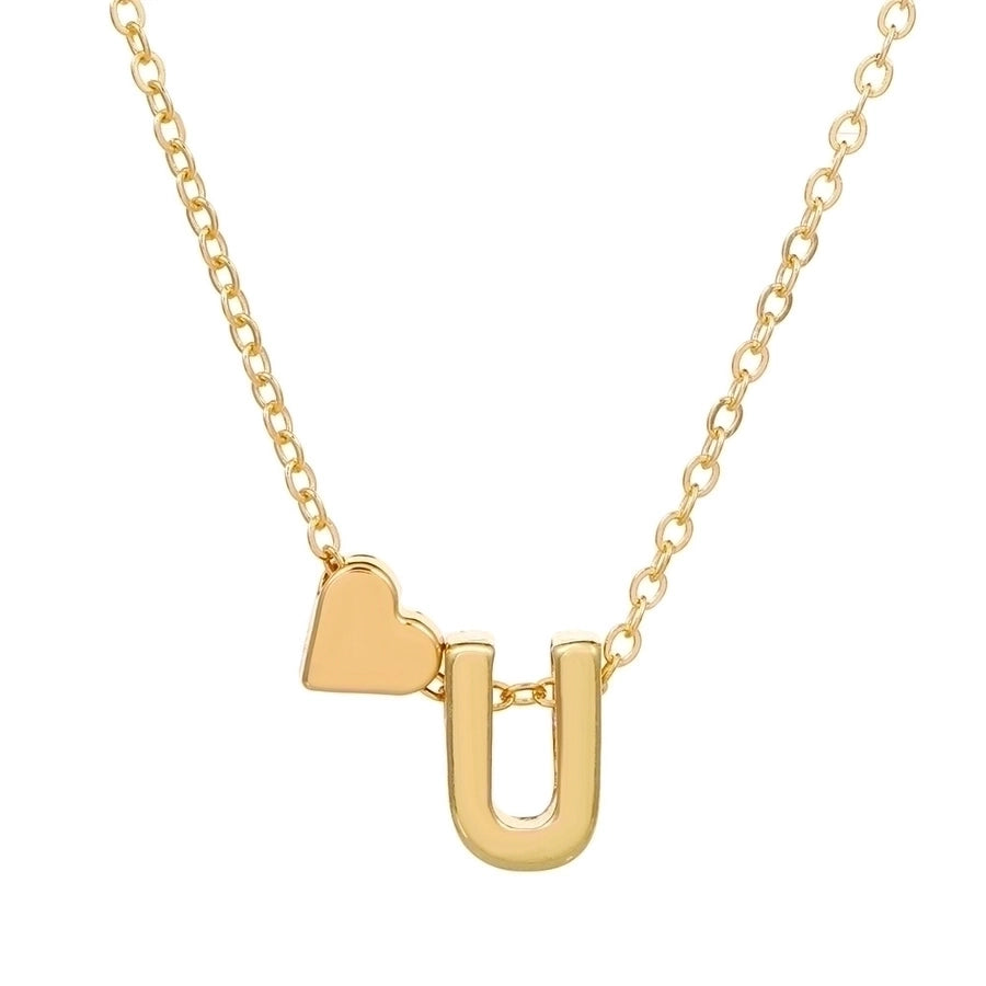 Love 26 English Alphabet Simple Alloy Necklace-Bijou Crush
