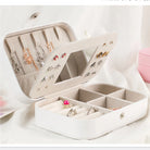 Simple Style Solid Color Leather PU Jewelry Boxes-Bijou Crush