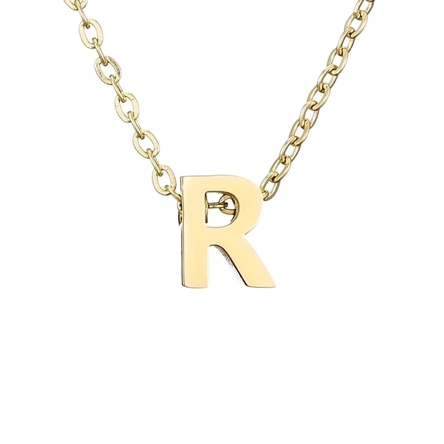 Letter Stainless Steel Titanium Plating Necklace-Bijou Crush