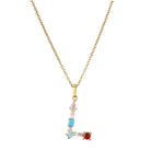 Copper Letter Copper Necklaces-Bijou Crush