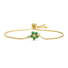 Fashion Flower Copper Zircon Bracelets-Bijou Crush