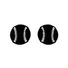 Fashion Letter Skates Ball Stainless Steel Plating Ear Studs-Bijou Crush