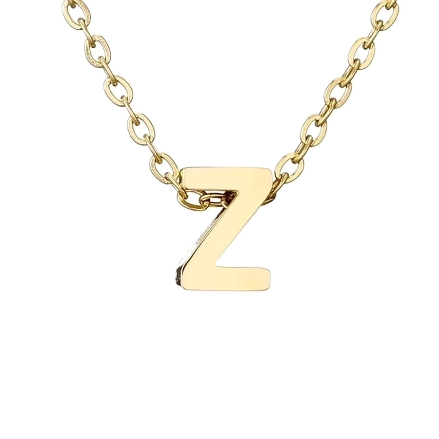 Letter Stainless Steel Titanium Plating Necklace-Bijou Crush