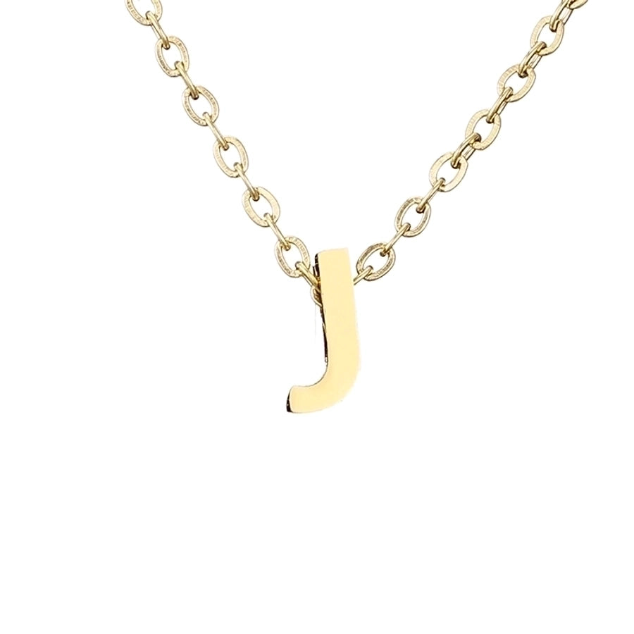 Letter Stainless Steel Titanium Plating Necklace-Bijou Crush