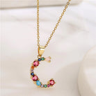 Copper Letter Copper Necklaces-Bijou Crush