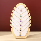 Modern Style Artistic Geometric Solid Wood Jewelry Rack-Bijou Crush