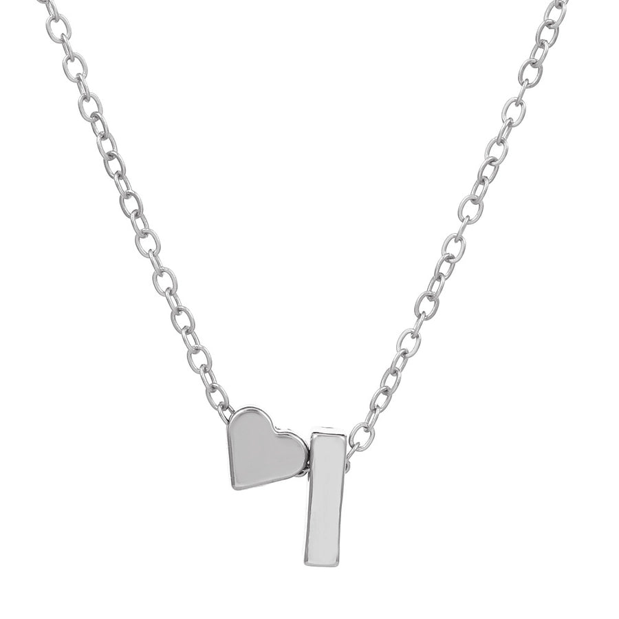 Love 26 English Alphabet Simple Alloy Necklace-Bijou Crush