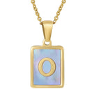 Fashion Letter Titanium Steel Necklace-Bijou Crush