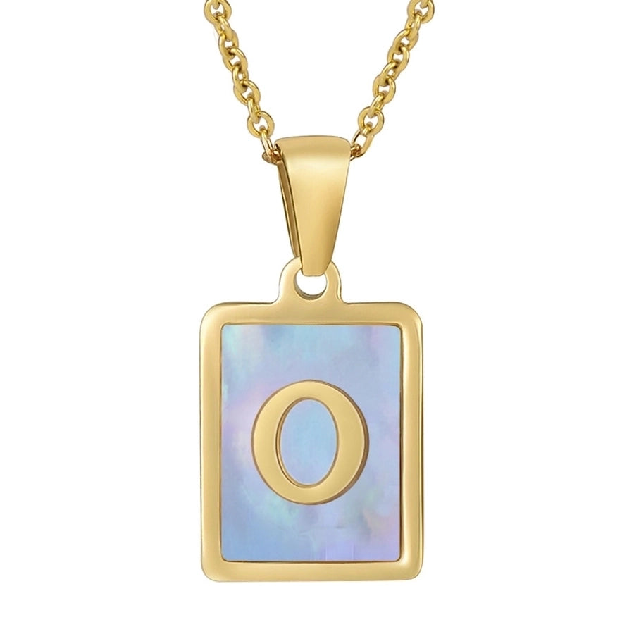 Fashion Letter Titanium Steel Necklace-Bijou Crush