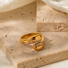 Raindrop Vibes Rings – 316 Stainless Steel with a Fluid Plated Finish-Bijou Crush