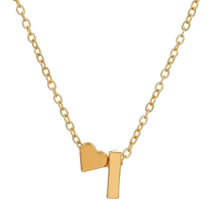 Love 26 English Alphabet Simple Alloy Necklace-Bijou Crush