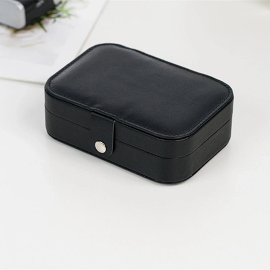 Simple Style Solid Color Leather PU Jewelry Boxes-Bijou Crush