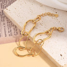 Geo Chic Bracelet – Casual Simple 304 Stainless Steel with 14K Gold Plating-Bijou Crush