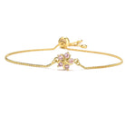 Fashion Flower Copper Zircon Bracelets-Bijou Crush