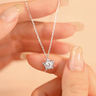 Pentagram Charm Cable Chain Necklace-Bijou Crush