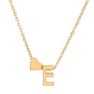 Love 26 English Alphabet Simple Alloy Necklace-Bijou Crush