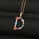 Copper Letter Copper Necklaces-Bijou Crush