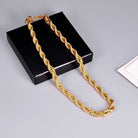 Shiny Shell Inlaid Gold Necklace-Bijou Crush
