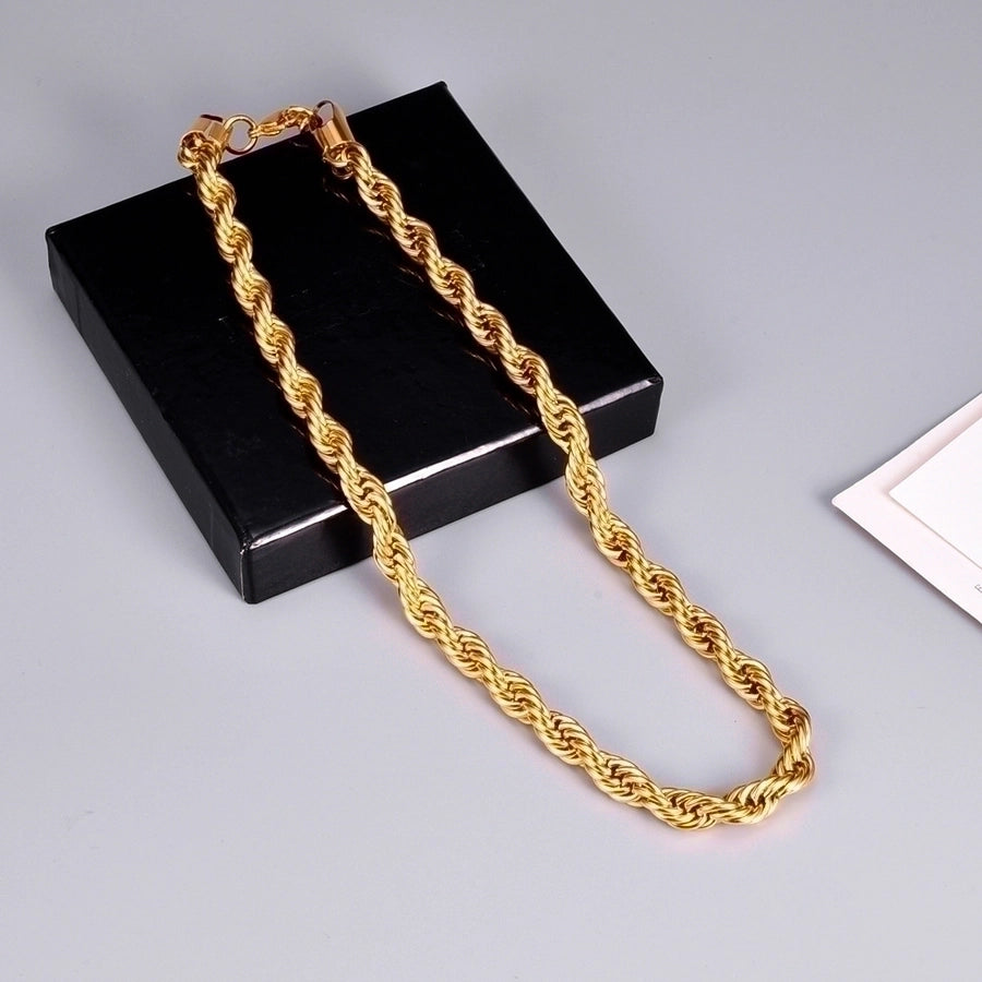 Shiny Shell Inlaid Gold Necklace-Bijou Crush