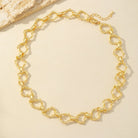 Effortless Elegance in a Unique 18K Gold-Plated Copper Necklace-Bijou Crush