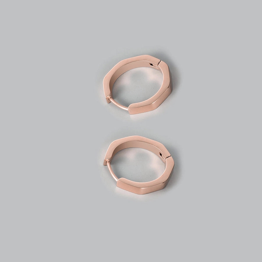 Timeless Minimalist Earrings – Dual-Tone Elegance-Bijou Crush