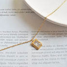 Fashion Letter Heart Shape Butterfly Titanium Steel Inlay Zircon Pendant Necklace-Bijou Crush