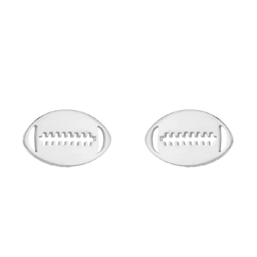 Fashion Letter Skates Ball Stainless Steel Plating Ear Studs-Bijou Crush