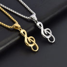 Fashion Notes Stainless Steel Polishing Pendant Necklace-Bijou Crush