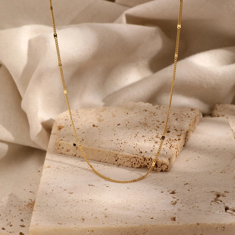 925 Sterling Silver Long-Lasting Plated Solid Color Bracelets Necklace-Bijou Crush