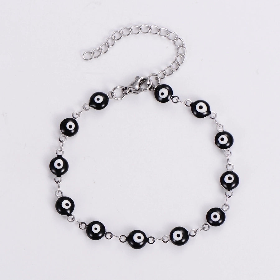 Ethnic Style Devil's Eye 304 Stainless Steel 18K Gold Plated No Inlaid Bracelets-Bijou Crush