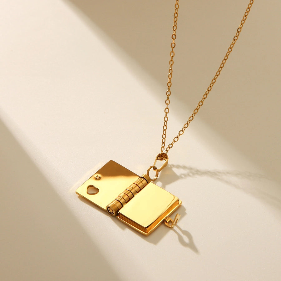 Trendy Minimalist Casual Necklace – 18K Gold Plated 304 Stainless Steel Pendant-Bijou Crush