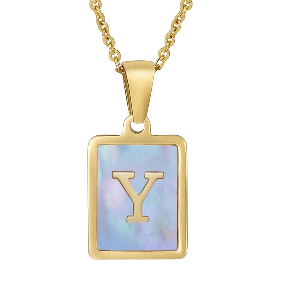 Fashion Letter Titanium Steel Necklace-Bijou Crush