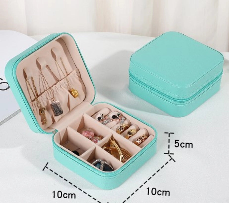Simple Style Solid Color Leather Jewelry Boxes-Bijou Crush
