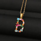 Copper Letter Copper Necklaces-Bijou Crush