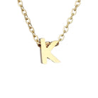 Letter Stainless Steel Titanium Plating Necklace-Bijou Crush