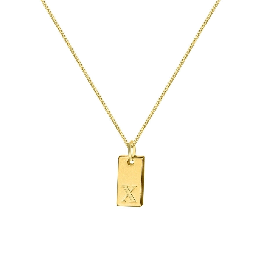 Trendy Minimalist Casual Necklace Letter Alloy Plating Women's Necklace-Bijou Crush