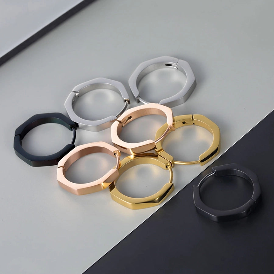 Timeless Minimalist Earrings – Dual-Tone Elegance-Bijou Crush