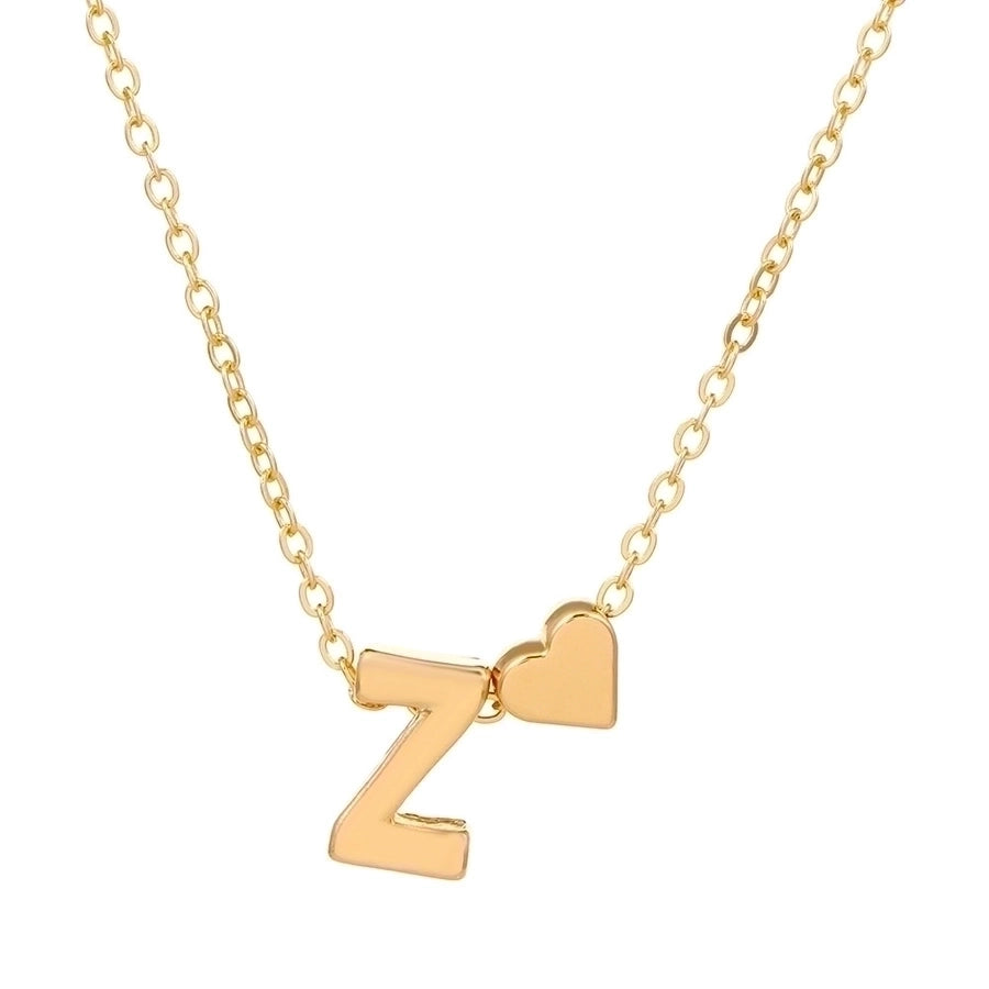 Love 26 English Alphabet Simple Alloy Necklace-Bijou Crush