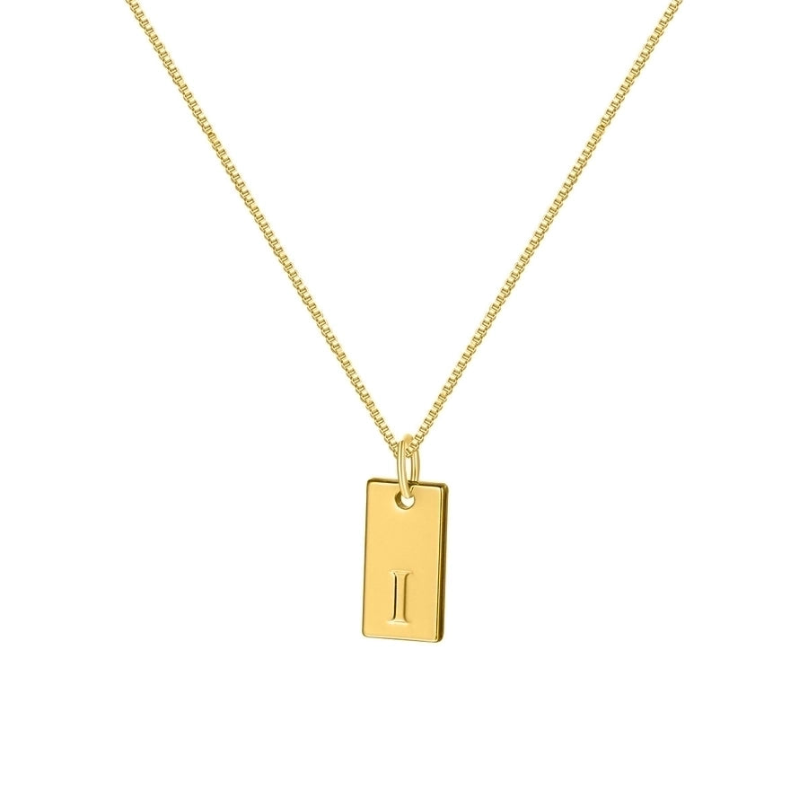 Trendy Minimalist Casual Necklace Letter Alloy Plating Women's Necklace-Bijou Crush